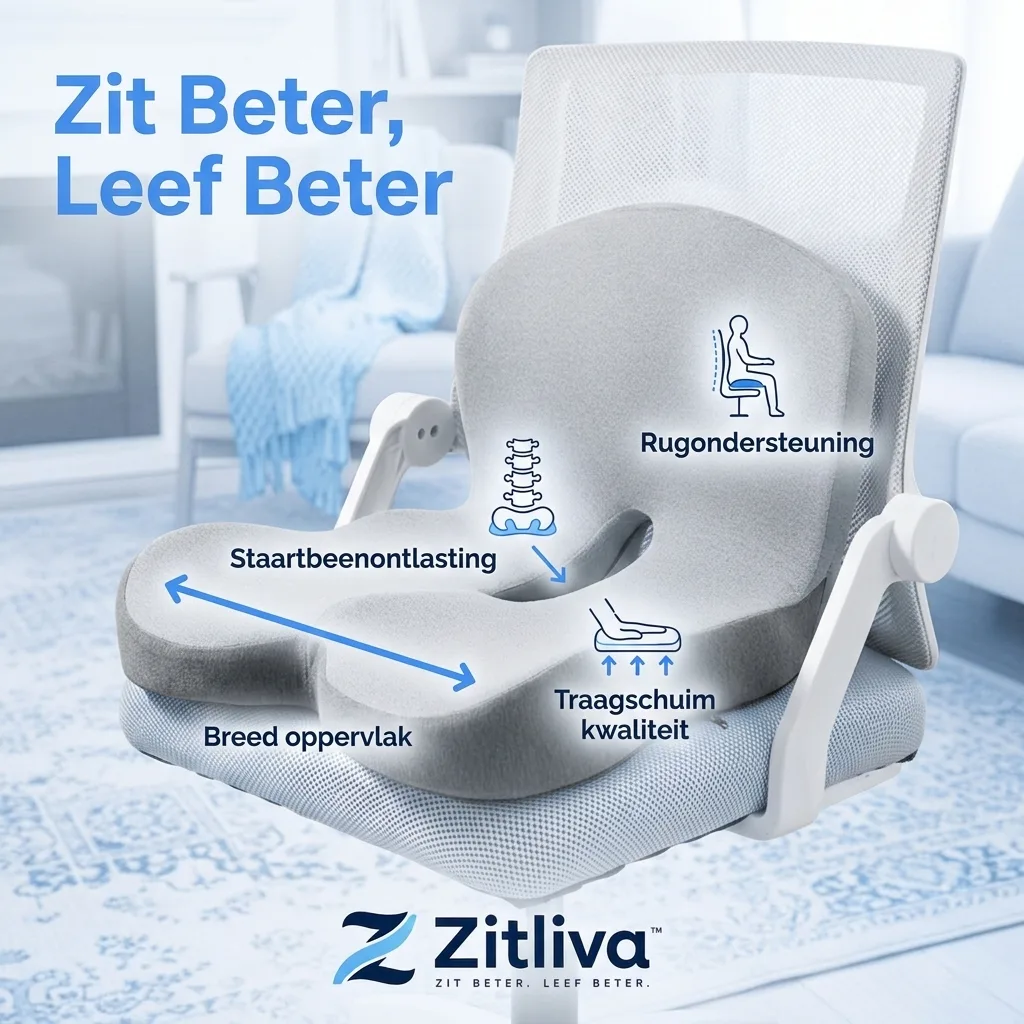 Zit beter, leef beter — kenmerken van het Zitliva zitkussen